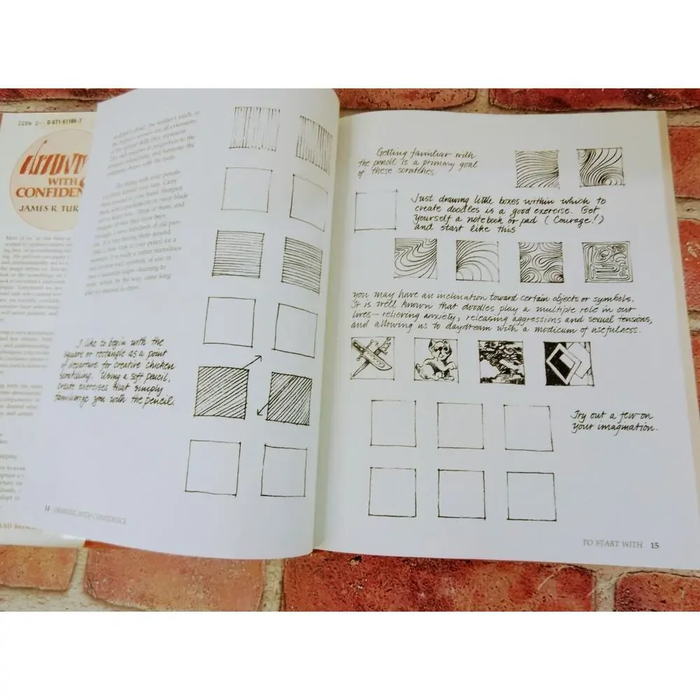 Drawing With Confidence‎ Vtg 1984 James R Turner 1st Ed HC Art Instruction